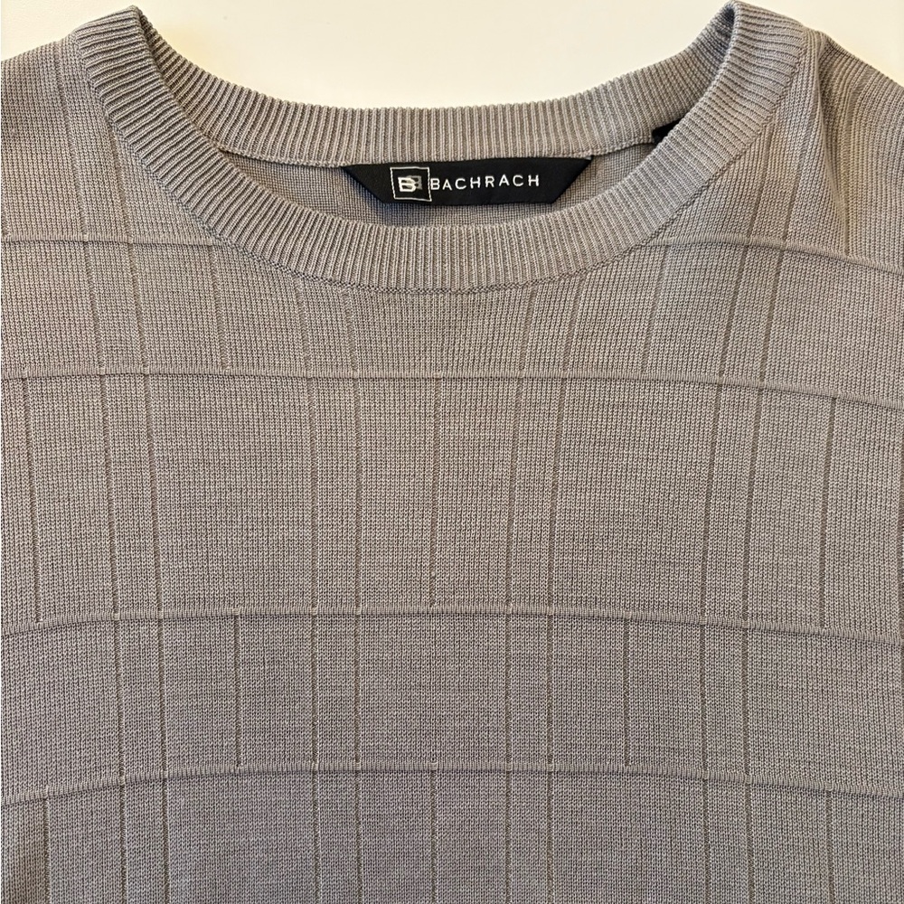 Bachrach Silk Sweater XL Classic Minimalist NWT